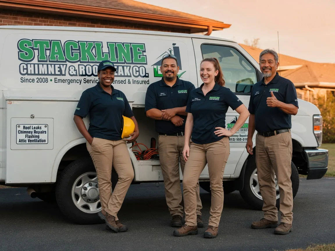 Chimney flashing repair company in Sherrard, IL
